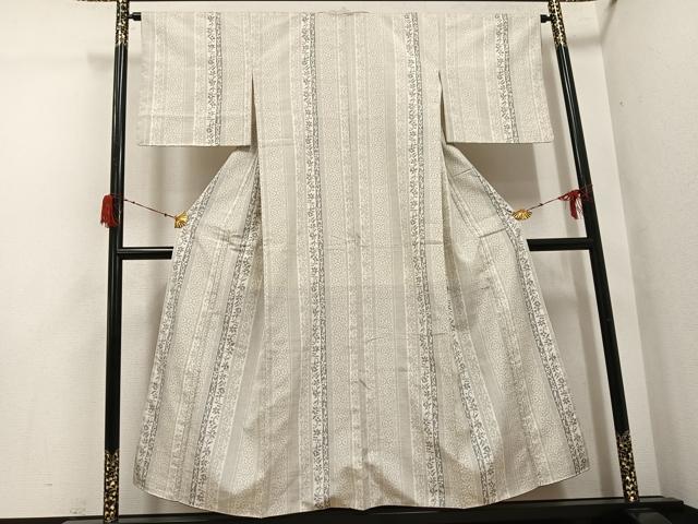 平和屋着物●塩沢紬 花間道 正絹 逸品 未使用 AABH3065ph