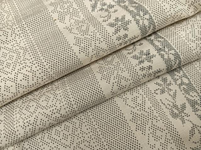 平和屋着物●塩沢紬 花間道 正絹 逸品 未使用 AABH3065ph