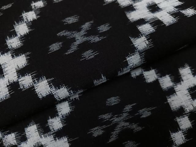 平和屋着物●久留米絣 蜀江文 綿 逸品 AABH3087ph