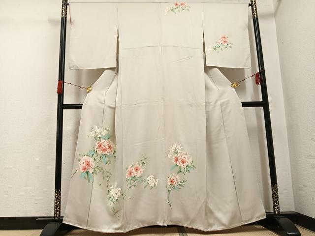 平和屋着物●訪問着 友禅 刺繍 紫陽花 正絹 逸品 AABH3093ph