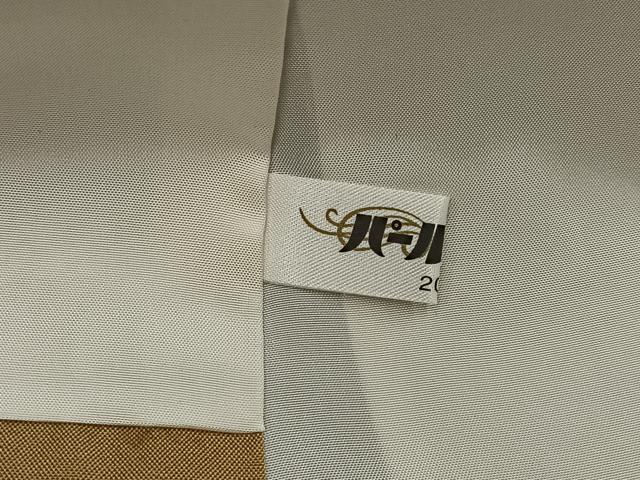 平和屋着物●結城紬 100亀甲 草花文 ロング丈 正絹 逸品 未使用 AABH3104ph