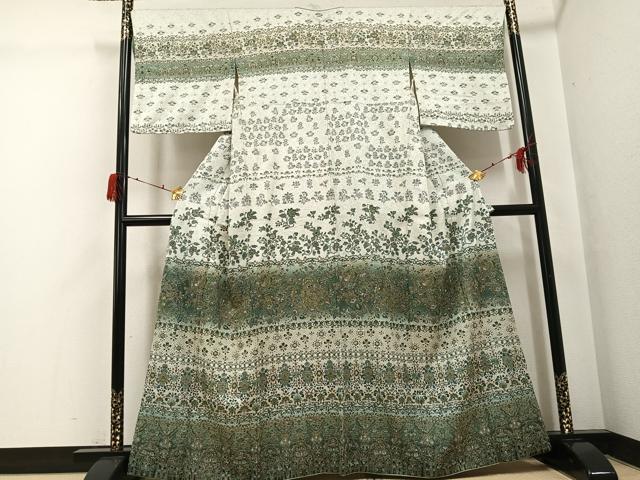 平和屋着物○訪問着 中国三大刺繍 スワトウ刺繍 汕頭刺繍 鳳凰更紗