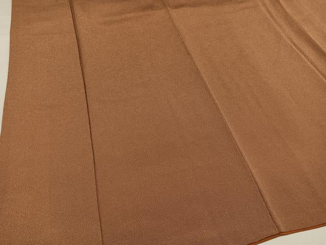 平和屋着物●江戸小紋 丸文 鬼しぼ縮緬 正絹 逸品 AABH3120ph