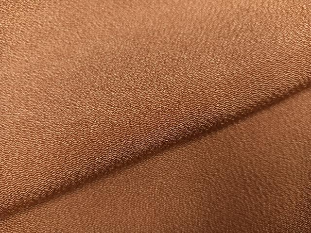 平和屋着物●江戸小紋 丸文 鬼しぼ縮緬 正絹 逸品 AABH3120ph