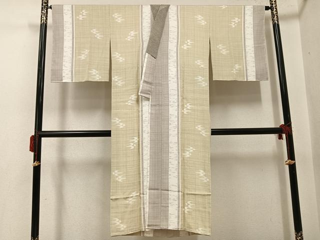平和屋着物●長襦袢 袷 間道 さが美扱い 正絹 逸品 未使用 AABH3125ph