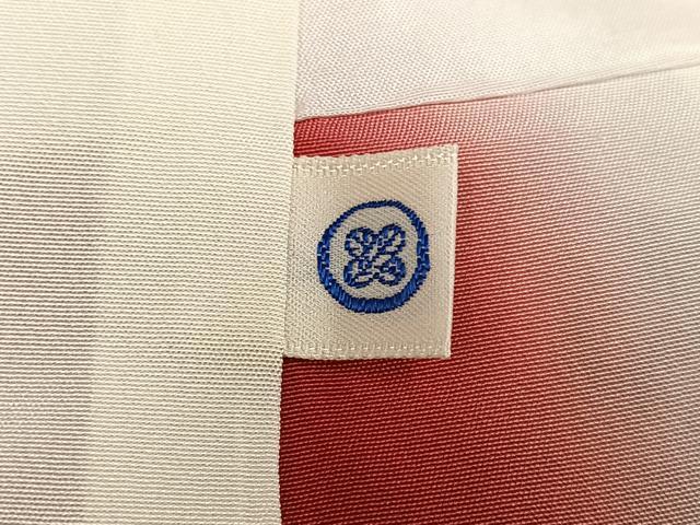 平和屋着物●上質な小紋 型染め 草花文 鬼しぼ縮緬 正絹 逸品 未使用 AABH3129ph