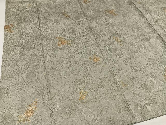 平和屋着物●上質な小紋 辻が花 金彩 正絹 逸品 AABH3136ph