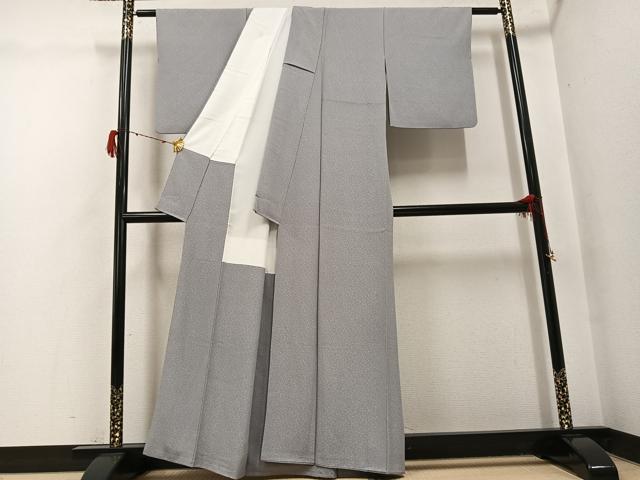 平和屋着物●江戸小紋 小花文 正絹 逸品 AABH3137ph