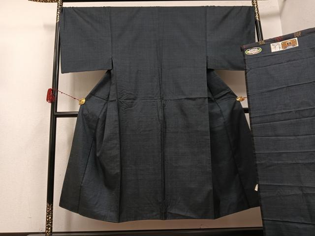 平和屋着物●男性 本場大島紬 100亀甲 総詰め 泊清盛作 証紙付き 正絹 逸品 AABH3148ph