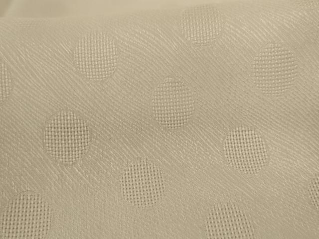 平和屋着物*夏物 長襦袢 丸文 練色 反端付き 小松ちりめん 正絹 逸品 AABH3235jd