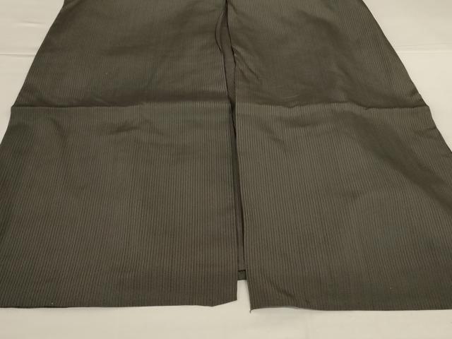 平和屋着物*夏物 男性 馬乗り袴 縞 正絹 逸品 AABH3240jd