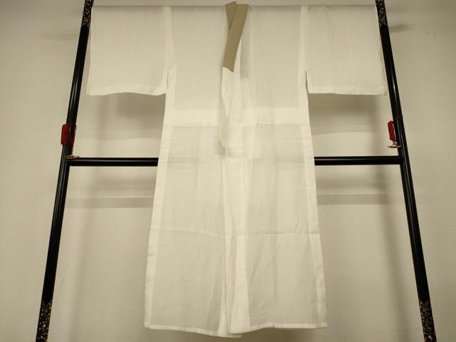 平和屋着物*夏物 長襦袢 白色 麻 逸品 AABH3274jd