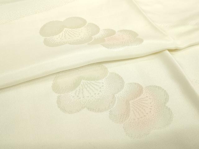 平和屋着物●長襦袢 袷 舞梅地紋 暈し染め さが美扱い 正絹 逸品 未使用 AABH3284ck