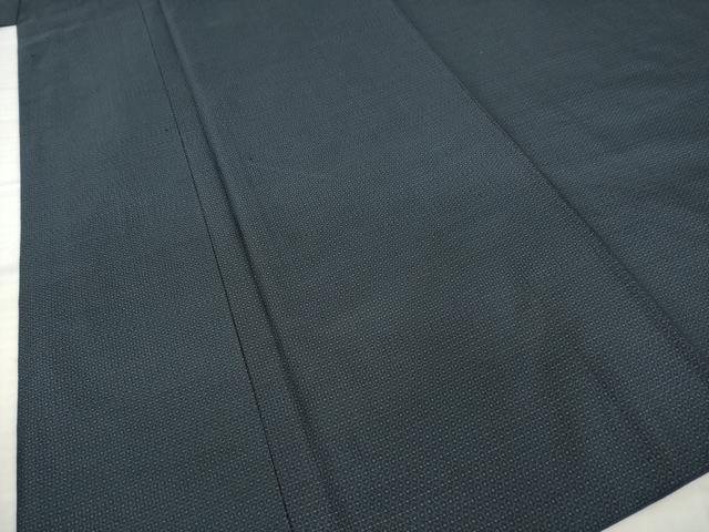 平和屋着物●男性 本場大島紬 アンサンブル 長襦袢(袷)セット 亀甲絣 正絹 逸品 AABH3296ck