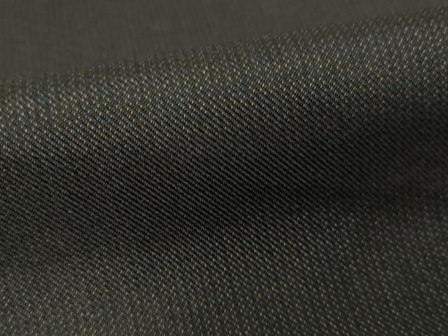 平和屋着物●男性 紬 アンサンブル 綾織 蝋色 正絹 逸品 未使用 AABH3307ck