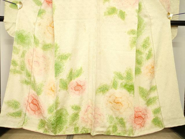 平和屋着物●豪華振袖 総絞り 舞花文 正絹 逸品 AABH3312ck