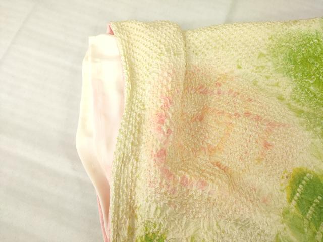 平和屋着物●豪華振袖 総絞り 舞花文 正絹 逸品 AABH3312ck