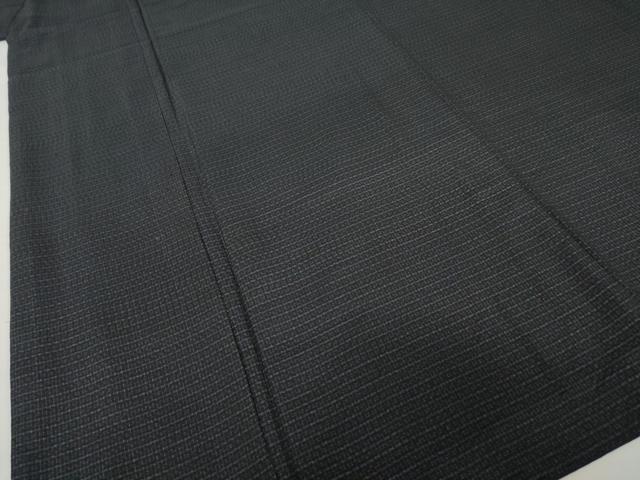 平和屋着物●男性 本場大島紬 アンサンブル 変わり格子 正絹 逸品 AABH3335ck