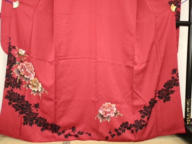 平和屋着物●豪華振袖 舞花文 正絹 逸品 AABH3352ck