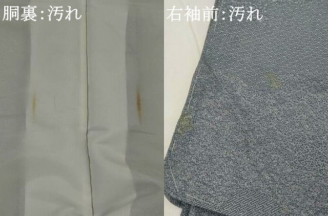 平和屋着物■江戸小紋 寄せ小紋柄 正絹 逸品 AABH3453st