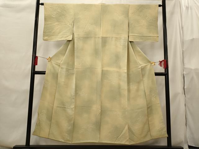 平和屋着物■上質な小紋 風景文 暈し染め 正絹 逸品 AABH3498st