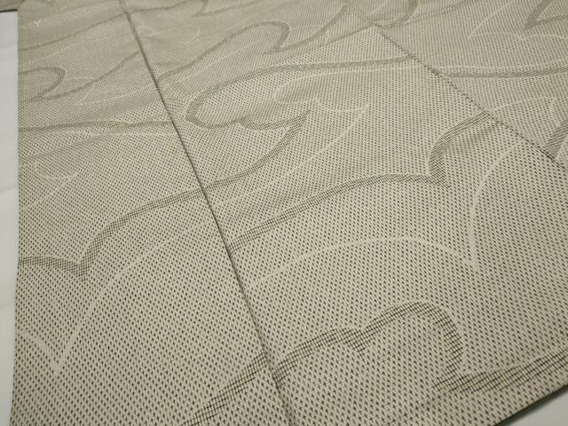 平和屋着物■お召 流水文 正絹 逸品 AABH3525st