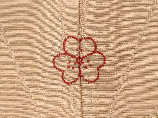 平和屋着物■豪華振袖 駒刺繍 花青海波文 金彩 金通し地 正絹 逸品 AABH3537st