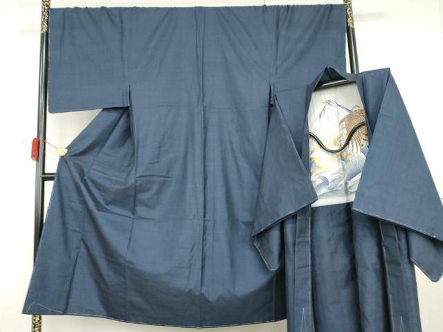 平和屋着物●男性 本場大島紬 アンサンブル 100亀甲 総詰め 正絹 逸品 未使用 AABH3664cs