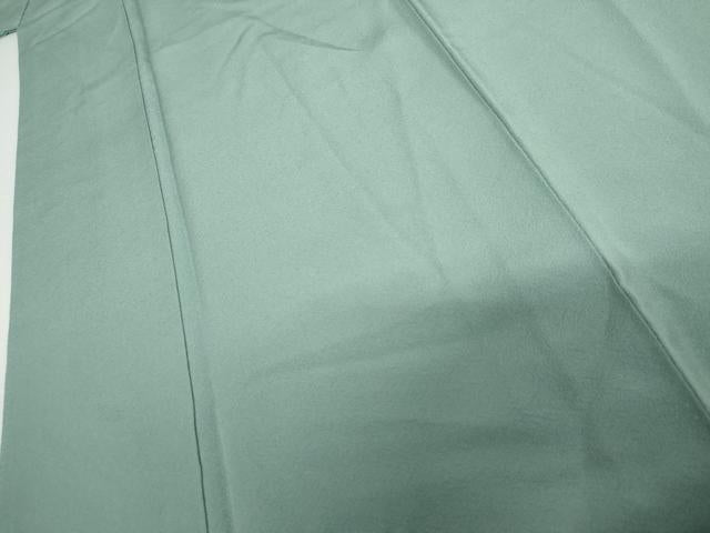 平和屋着物●上質な色無地 薄青色 正絹 逸品 AABH3680cs