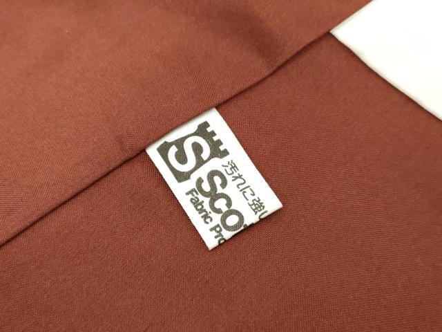 平和屋着物●本場大島紬 泥染め カタス7マルキ 菱重ね文 正絹 逸品 AABH3713cs