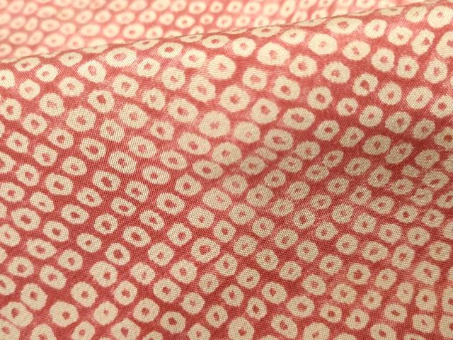 平和屋着物●長襦袢 無双仕立て 鹿の子文 暈し染め 正絹 逸品 AABH3714cs