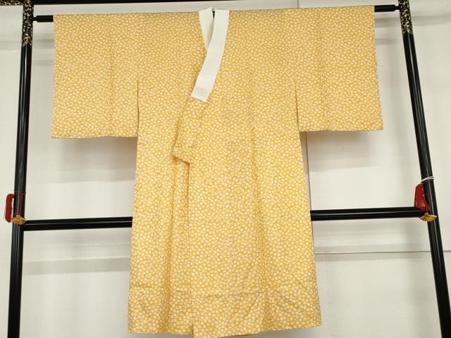 平和屋着物●長襦袢 無双仕立て 舞花文 正絹 逸品 AABH3720cs