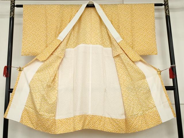 平和屋着物●長襦袢 無双仕立て 舞花文 正絹 逸品 AABH3720cs