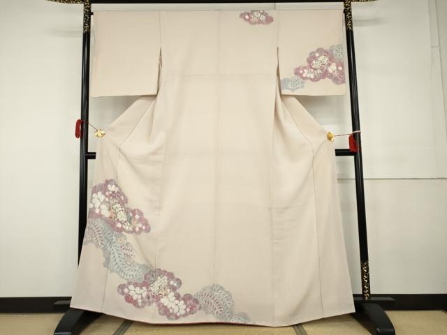 平和屋着物●訪問着 辻が花 絞り 正絹 逸品 AABH3722cs