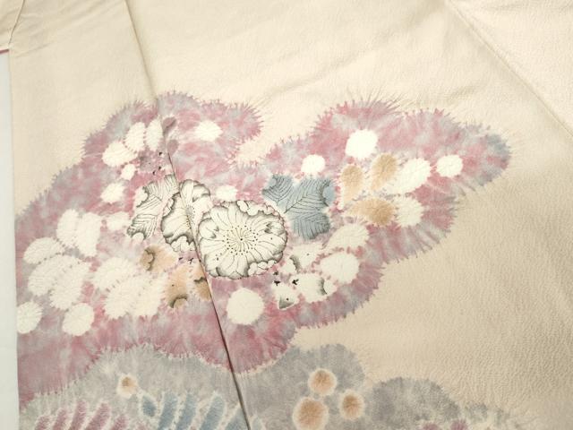 平和屋着物●訪問着 辻が花 絞り 正絹 逸品 AABH3722cs