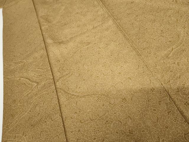 平和屋着物●江戸小紋 鳳凰更紗花唐草文 正絹 逸品 AABH3723cs