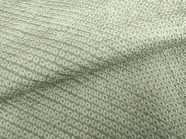 平和屋着物●上質な小紋 総絞り 正絹 逸品 AABH3730cs