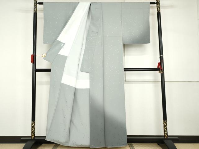 平和屋着物●岩井半四郎 歌舞伎役者 日本舞踊家 訪問着 霞文 暈し染め 正絹 逸品 未使用 AABH3762cs