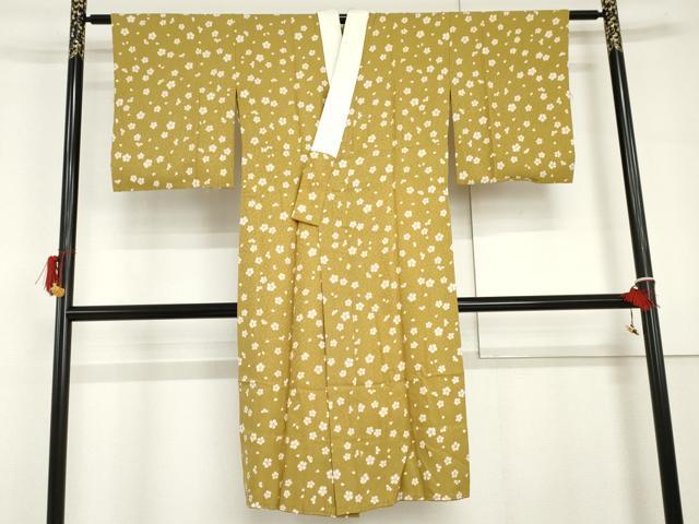 平和屋着物●長襦袢　無双仕立て　舞桜文　やまと誂製　正絹　逸品　AABH3785cs 平和屋着物○長襦袢 無双仕立て 舞桜文 やまと誂製 正絹 逸品 AABH3785cs