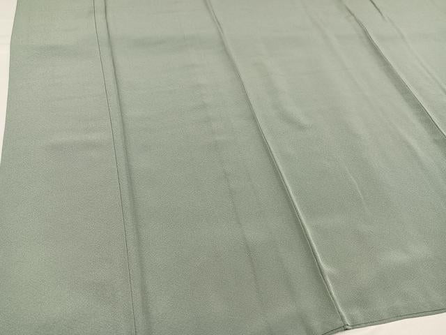 平和屋着物●本草木染作家 瑞鳳 色無地 深川鼠色 正絹 逸品 AABH3805ph