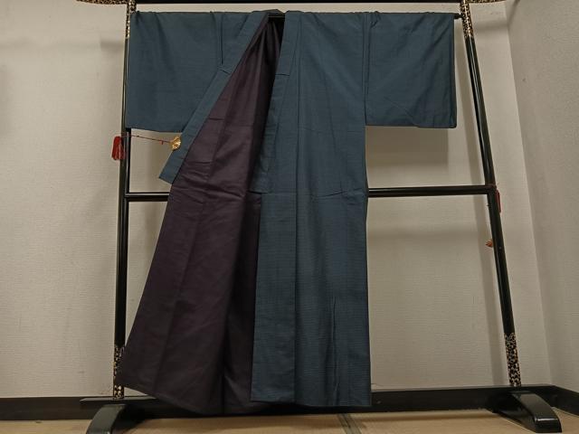 平和屋着物●男性 本場大島紬 アンサンブル 100亀甲 総詰め 正絹 逸品 AABH3818ph