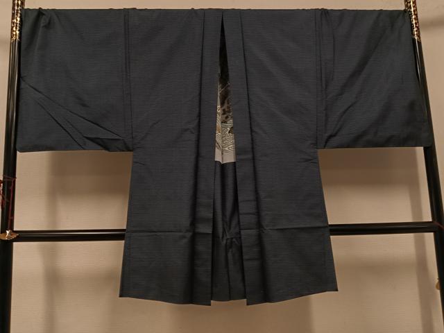 平和屋着物●男性 本場大島紬 アンサンブル 100亀甲 総詰め 正絹 逸品 AABH3818ph