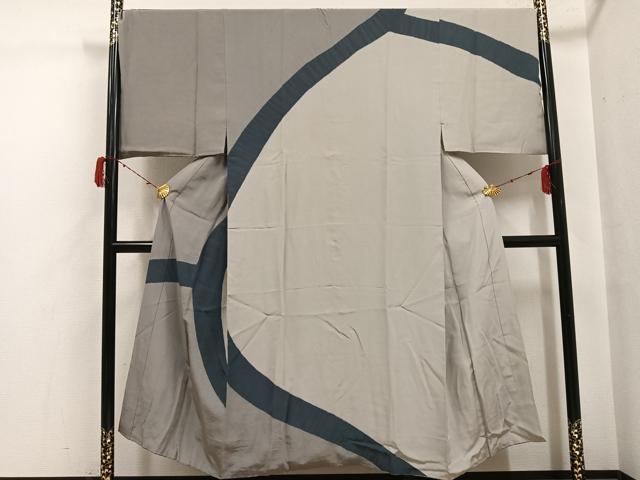 平和屋着物●男性　長襦袢　袷　幾何学文様　正絹　逸品　AABH3826ph 平和屋着物○男性 長襦袢 袷 幾何学文様 正絹 逸品 AABH3826ph