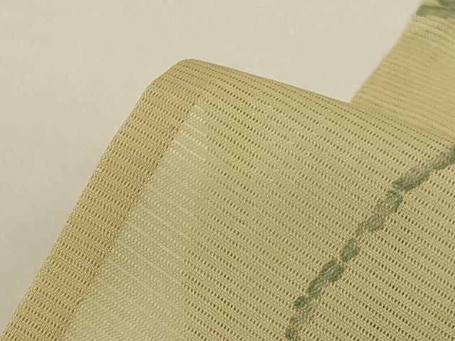 平和屋着物*夏物 小紋 絽 花唐草文 洗える着物 AABH3908jd