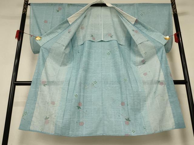 平和屋着物*夏物 長襦袢 絽 舞花文 洗える着物 AABH3918jd