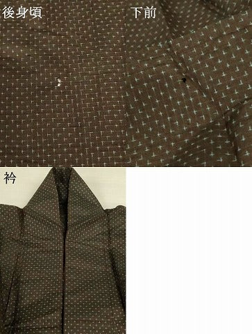 平和屋着物*夏物 男性 紗紬 絣柄 正絹 逸品 AABH3926jd