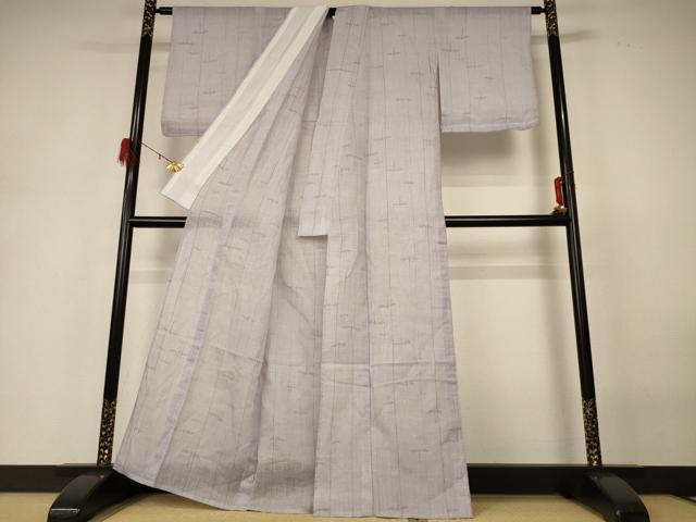 平和屋着物*夏物 小紋 ちぢみ織 勝虫 AABH3930jd