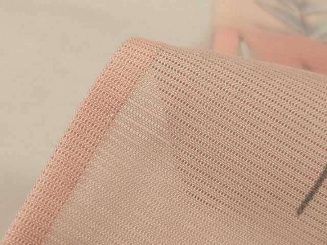 平和屋着物*夏物 小紋 絽 草花文 暈し染め 正絹 逸品 AABH3933jd