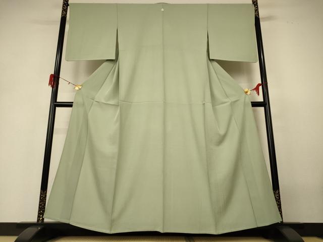 平和屋着物*夏物 色無地 絽 若芽色 正絹 逸品 AABH3953jd