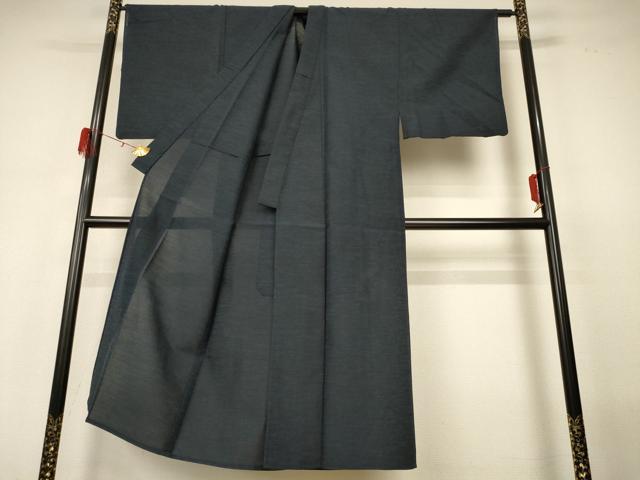 平和屋着物*夏物 男性 小紋 紗 霞文 AABH3957jd